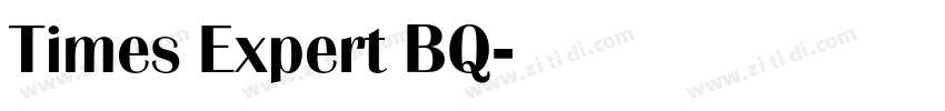 Times Expert BQ字体转换